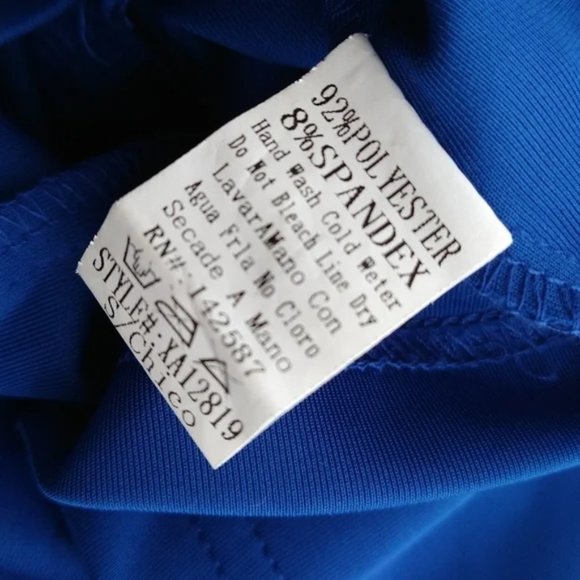 Amazing Blue Windsor Bodycon Dress - Picture 4 of 5